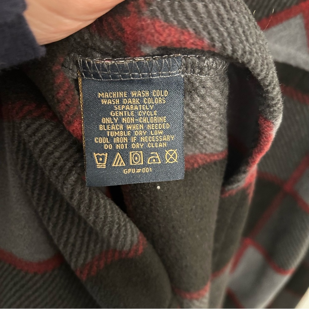 Freedom Foundry Men's Lightweight Plush Plaid Red/Black/Grey Flannel Shirt Sz M - Picture 8 of 8
